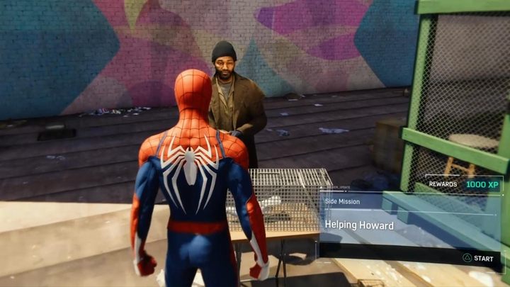 When in Chinatown, you may encounter Howard, who has a certain problem - his pigeons are gone - Marvels Spider-Man: Helping Howard - walkthrough - Side Missions - Spider-Man Game Guide