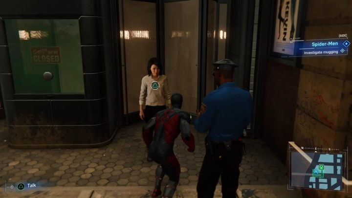 After you talk to the man, he will thank you for saving his daughter, which will be weird since Peter didnt actually save anyone - Marvels Spider-Man: Spider-Men - walkthrough - Side Missions - Spider-Man Game Guide