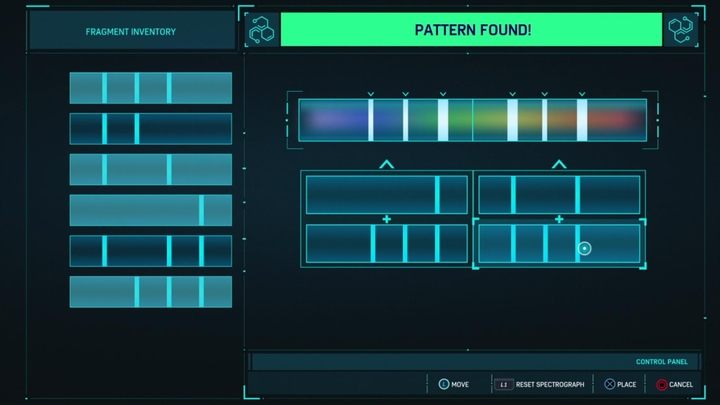 Pattern of first substance. - Marvels Spider-Man: Midtown Research Stations - walkthrough - Research Stations - Spider-Man Game Guide