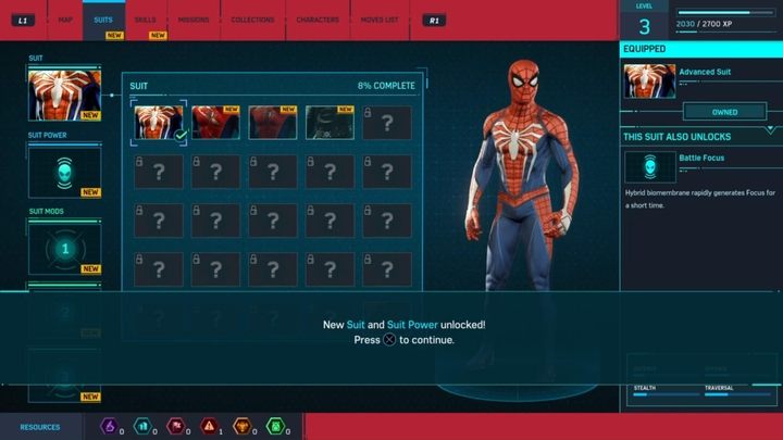 In order to craft a suit or a gadget, you will need the required number of tokens - Marvels Spider-Man: Gadgets - how to upgrade? - FAQ - Spider-Man Game Guide