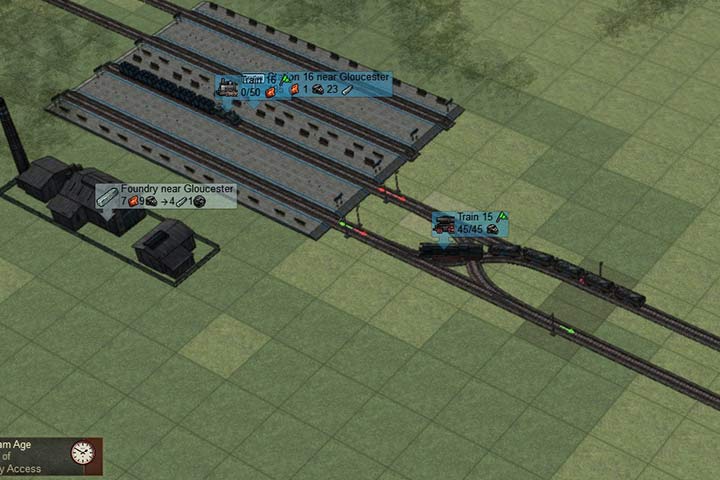 Start with building a station with a few platforms and connecting two lines of tracks to these places - Advanced connections and stations | Building and management - Building and management - Mashinky Game Guide
