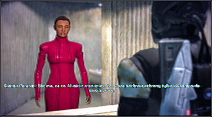 At this moment, you can come back to the docks to speak with Maeko Matsuo (NOV1-2) and gain some paragon/renegade points or use the elevator (NOV1- B) to get to the Port Hanshan market already - Mass Effect: Noveria p. 2 - walkthrough - Mass Effect: Noveria - Mass Effect Guide & Walkthrough