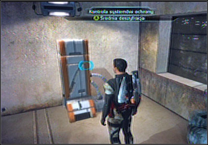 Go back to the plaza, enter the passage on the south-west side and get into the elevator (NOV2-A) - Mass Effect: Noveria p. 2 - walkthrough - Mass Effect: Noveria - Mass Effect Guide & Walkthrough
