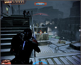 Proceed towards a building located to your right and look around to find a med kit - Mass Effect 2: Freedoms Progress - Prologue walkthrough - Main quests - Mass Effect 2 Guide & Walkthrough