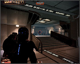 Make sure to take your time to examine the battlefield, because youre probably going to need to collect ammunition - Mass Effect 2: Dossier: The Professor - walkthrough - Main quests - Mass Effect 2 Guide & Walkthrough