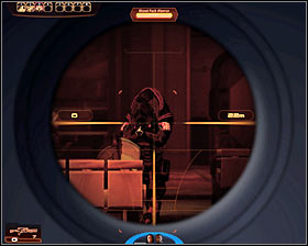 The next big battle is going to take place in a nearby room and once again you should decide to split up with the rest of your squad - Mass Effect 2: Dossier: The Professor - walkthrough - Main quests - Mass Effect 2 Guide & Walkthrough