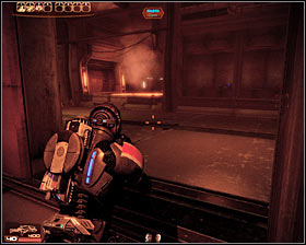 I would recommend switching weapons here, because youll want something thats good in close quarters combat - Mass Effect 2: Dossier: The Professor - walkthrough - Main quests - Mass Effect 2 Guide & Walkthrough