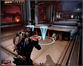 Make sure that the area has been secured and then proceed towards a machine which was being defended by the last group of enemy units - Mass Effect 2: Dossier: The Professor - walkthrough - Main quests - Mass Effect 2 Guide & Walkthrough