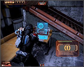 You should be heading towards a large warehouse located to your left (first screenshot) - Mass Effect 2: Dossier: Tali - walkthrough - Main quests - Mass Effect 2 Guide & Walkthrough