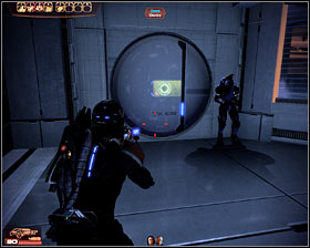 You may now proceed towards a newly unlocked elevator located to the right of the police station building (first screenshot) - Mass Effect 2: Dossier: The Justicar - walkthrough - Main quests - Mass Effect 2 Guide & Walkthrough