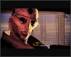 You may click on the door which was being guarded by the commando - Mass Effect 2: Dossier: The Assassin - walkthrough - Main quests - Mass Effect 2 Guide & Walkthrough
