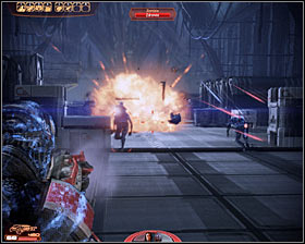 Remember that its very important to attack a scion from a larger distance and to keep moving in order to avoid its shockwave attacks - Mass Effect 2: The Reaper IFF - walkthrough - Main quests - Mass Effect 2 Guide & Walkthrough