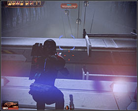 Keep fighting until its safe here and then enter this area again, this time in hopes of exploring it - Mass Effect 2: The Reaper IFF - walkthrough - Main quests - Mass Effect 2 Guide & Walkthrough