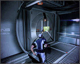 Once again you must use the blinking red lights and EDIs comments to reach your destination safely - Mass Effect 2: The Reaper IFF - walkthrough - Main quests - Mass Effect 2 Guide & Walkthrough