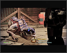 Once you have the meat, you can approach a friendly varren found to the left of Ratch - Mass Effect 2: Tuchanka - walkthrough - Side quests - Mass Effect 2 Guide & Walkthrough