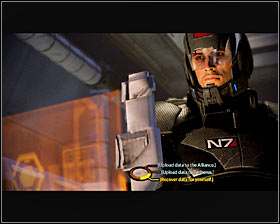 The last thing you must do here is to use the left console (first screenshot) - Mass Effect 2: Lost Operative - N7 walkthrough - N7 quests - Mass Effect 2 Guide & Walkthrough
