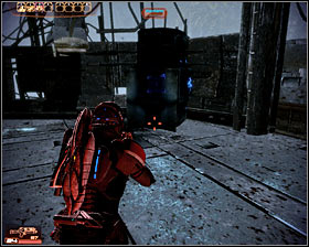 You may now start moving towards a red zone seen in the distance and you can get there by choosing the last metal beam (first screenshot) - Mass Effect 2: MSV Estevanico - N7 walkthrough - N7 quests - Mass Effect 2 Guide & Walkthrough