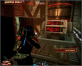 Make sure to explore the left corner of the room, because youll find a new container (first screenshot) with 800 units of iridium - Mass Effect 2: Imminent Ship Crash - N7 walkthrough - N7 quests - Mass Effect 2 Guide & Walkthrough