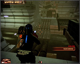 Make sure that youre not standing in front of the machine, because a single hit would stop the entire process - Mass Effect 2: Imminent Ship Crash - N7 walkthrough - N7 quests - Mass Effect 2 Guide & Walkthrough