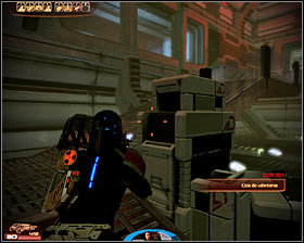 Approach the second coupling and repeat all the actions described above - you shouldnt be standing in front of the coupling and you must count on your followers distracting the geth from Shepard - Mass Effect 2: Imminent Ship Crash - N7 walkthrough - N7 quests - Mass Effect 2 Guide & Walkthrough