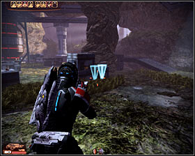 Keep fighting until its safe and then look around to find a med kit - Mass Effect 2: Blood Pack Base - N7 walkthrough - N7 quests - Mass Effect 2 Guide & Walkthrough