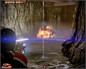 Start moving towards the passageway where all of the zombies have appeared in the first place - Mass Effect 2: Abandoned Mine - N7 walkthrough - N7 quests - Mass Effect 2 Guide & Walkthrough