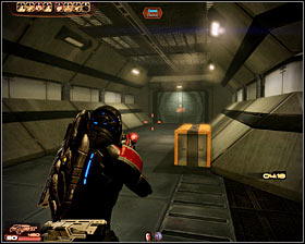Proceed towards the first junction and get ready to defeat a group of batarian soldiers (they will be standing to your left) - Mass Effect 2: Javelin Launch - N7 walkthrough - N7 quests - Mass Effect 2 Guide & Walkthrough
