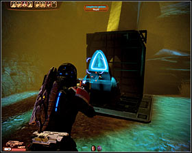 Make sure that youve successfully eliminated all enemy units and then proceed towards a large geth device seen in the distance - Mass Effect 2: Anomalous Weather Detected - N7 walkthrough - N7 quests - Mass Effect 2 Guide & Walkthrough