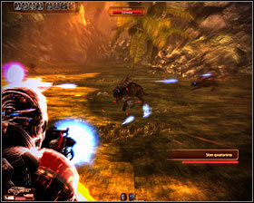 Get ready for a defensive mission - youll have to repel varren attacks for about one minute - Mass Effect 2: Quarian Crash Site - N7 walkthrough - N7 quests - Mass Effect 2 Guide & Walkthrough