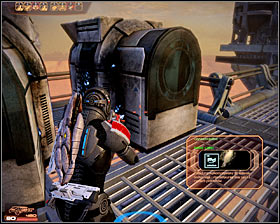 You may begin exploring the [Sinmara - Magnetic shield generator] map - Mass Effect 2: Endangered Research Station - N7 walkthrough - N7 quests - Mass Effect 2 Guide & Walkthrough