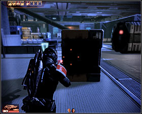 The next group of enemies can be found just around the corner and eliminating them shouldnt be a big problem - Mass Effect 2: Miranda: The Prodigal - walkthrough - Companion quests - Mass Effect 2 Guide & Walkthrough