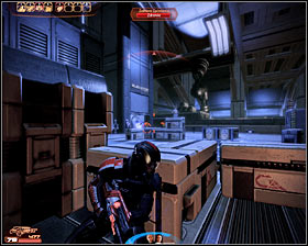You may go to the next section of the factory (first screenshot) and it shouldnt be a big surprise that youll have to start eliminating new enemy units there - Mass Effect 2: Miranda: The Prodigal - walkthrough - Companion quests - Mass Effect 2 Guide & Walkthrough