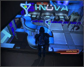 Get ready, because as soon as the bodyguard has left the store your target will start running - Mass Effect 2: Thane: Sins of the Father - walkthrough - Companion quests - Mass Effect 2 Guide & Walkthrough
