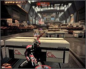 Proceed to the next room and locate a new terminal (first screenshot) - Mass Effect 2: Garrus: Eye for an Eye - walkthrough - Companion quests - Mass Effect 2 Guide & Walkthrough