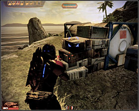 As soon as youve been given control order your teammates to take cover, because most of the hunters will be using powerful weapons - Mass Effect 2: Jacob: The Gift of Greatness - walkthrough - Companion quests - Mass Effect 2 Guide & Walkthrough