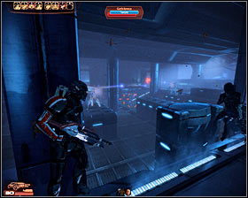 Open the door to find yourself standing in a much bigger room - Mass Effect 2: Legion: A House Divided - walkthrough - Companion quests - Mass Effect 2 Guide & Walkthrough