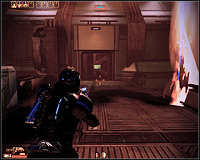 Make sure that youve eliminated all enemy units before leaving cover and dont forget that you still have to avoid the flames - Mass Effect 2: Zaeed: Price of Vengeance - walkthrough - DLC quests - Mass Effect 2 Guide & Walkthrough