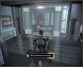 Description: Wait until Shepard stands up and make a few steps forward to take M-3 Predator pistol from the locker - Mass Effect 2: Lazarus Research Station - Prologue walkthrough - Main quests - Mass Effect 2 Guide & Walkthrough