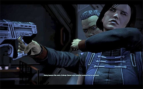 Wait until youre transported to a new floor and proceed towards the door located directly in front of you - Mass Effect 3: Priority, Horizon - walkthrough - Main Missions - Mass Effect 3 Guide