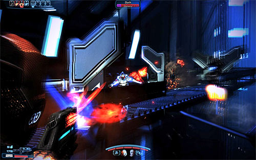 Immediately start firing at a new phantom who should be heading your way, using a balustrade for cover at the same time (you must avoid attacks from other enemies) - Mass Effect 3: Priority, Cerberus Headquarters - walkthrough - Main Missions - Mass Effect 3 Guide