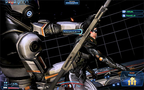 As soon as the duel has started Kai Leng will probably try to approach you and if he succeeds youll start to struggle - Mass Effect 3: Priority, Cerberus Headquarters - walkthrough - Main Missions - Mass Effect 3 Guide