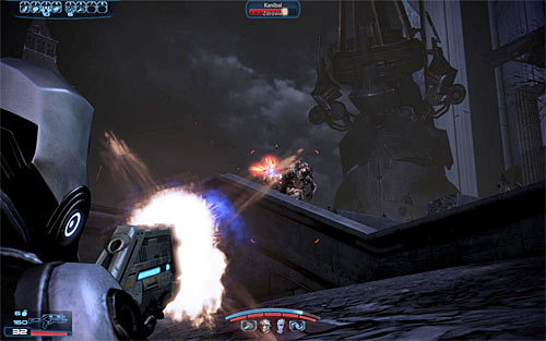 Exit the shuttle and take cover along with the rest of your team near the landing site - Mass Effect 3: Priority, Earth #2 - walkthrough - Main Missions - Mass Effect 3 Guide