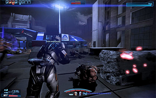After the banshee (or Morinth) has been killed order your team members to find cover and start attacking normal Reaper units - Mass Effect 3: Priority, Earth #2 - walkthrough - Main Missions - Mass Effect 3 Guide