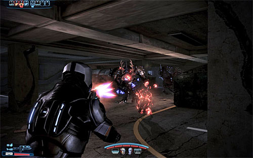Continue attacking enemy units until theyre all dead and then find a door leading to an underground parking lot - Mass Effect 3: Priority, Earth #2 - walkthrough - Main Missions - Mass Effect 3 Guide
