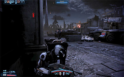 Approach the missile battery and start attacking cannibals and marauders stationed nearby - Mass Effect 3: Priority, Earth #2 - walkthrough - Main Missions - Mass Effect 3 Guide
