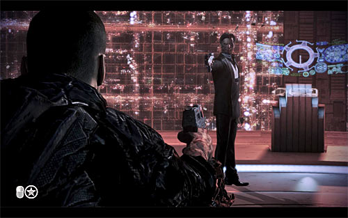 The third ending is achieved either by choosing standard paragon dialogue options (upper right) or standard renegade dialogue options (lower right) - Mass Effect 3: Priority, Earth #2 - walkthrough - Main Missions - Mass Effect 3 Guide