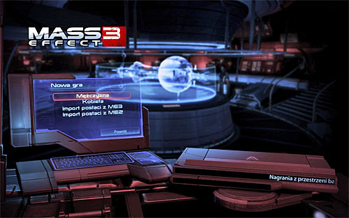 The next time youll try to a start a new game you should notice that a new option has appeared on the list - Importing a character from ME3 - Mass Effect 3: Endings list - Endings - Mass Effect 3 Guide