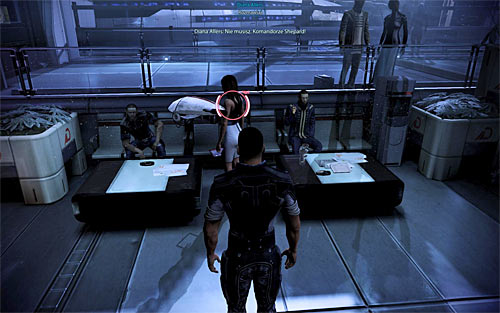 Diana Allers is a war reporter who can be met at the passenger lobby in [Citadel: Bay D24] - Mass Effect 3: Citadel: Diana Allers - walkthrough - Missions on the Citadel - Mass Effect 3 Guide
