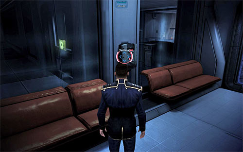 Use the elevator and head to [Citadel: Port - Holding Area] - Mass Effect 3: Citadel: Hanar Diplomat - walkthrough - Missions on the Citadel - Mass Effect 3 Guide