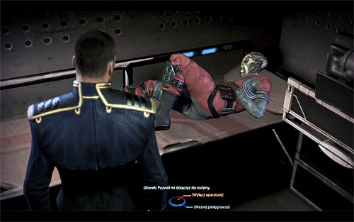 You may now go to cargo hold C [Citadel: Port - Holding Area] - Mass Effect 3: Citadel: Wounded Batarian - walkthrough - Missions on the Citadel - Mass Effect 3 Guide